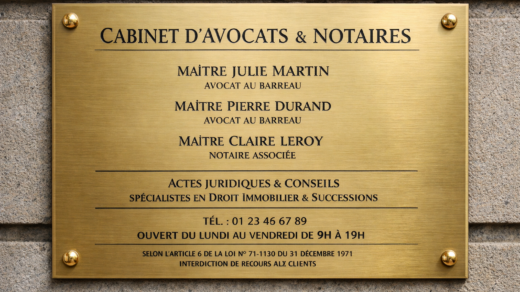 plaque en conformité