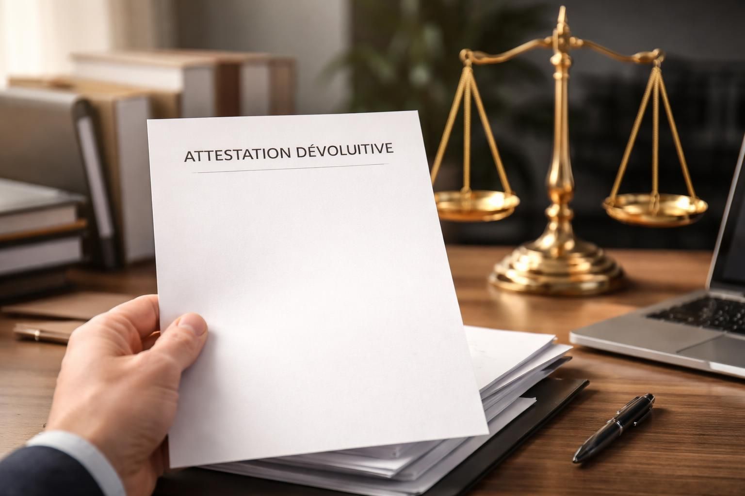 Comment un modèle d&rsquo;attestation dévolutive protège vos droits de manière efficace